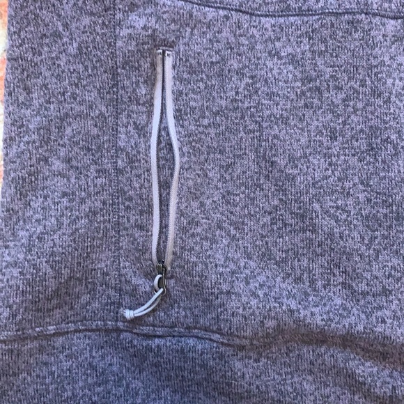 NorthFace Zipper Fleece - Purple Heather - Picture 4 of 8